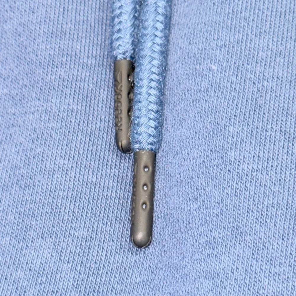 Reebok‎ Mens Blue Fleece Jogger Sweatpants Relaxed Fit Drawstring Elastic Cuffs